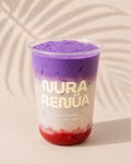 Strawberry Ube Latte drink - NURA RENUA